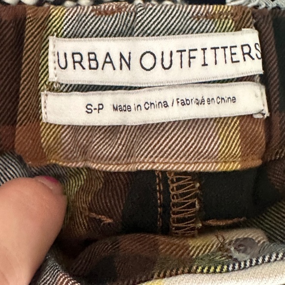 Women's Urban Outfitters Super HighRise Plaid Trouser Slacks Ankle Pleated Small - Picture 5 of 7